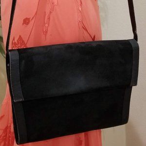 SALVATORE FERRAGAMO | Retro Suede Leather Bag